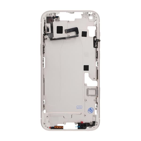 iPhone 14 Plus Mittenram med smådelar OEM - Vit