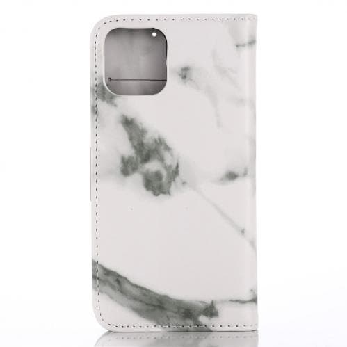 Marble Etui til iPhone 12 Pro Max - Hvid