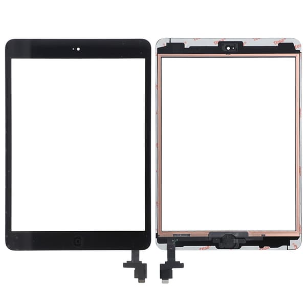 iPad Mini/Mini 2 Touch Komplet Original OEM Sort Med Små Dele
