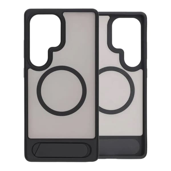 MagSafe-cover med stativ til Samsung Galaxy S25 Ultra - Sort