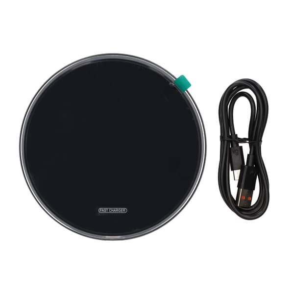 Trådløs Oplader 15W Aluminium - Sort