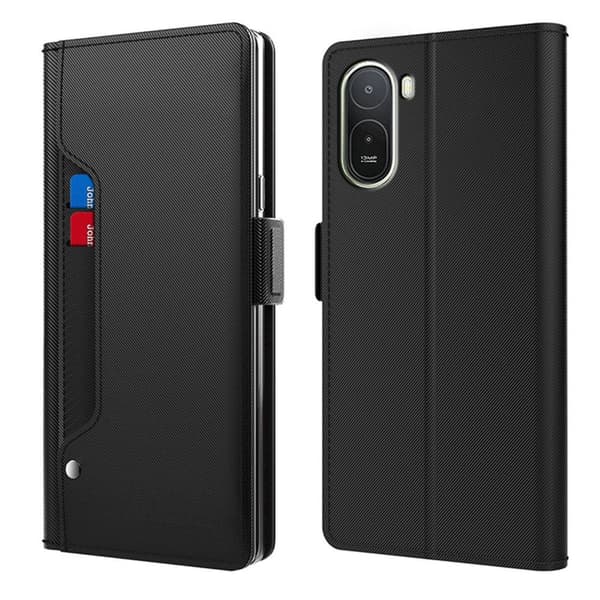 Xiaomi Redmi A7 Pro Plånboksfodral med Stativ - Svart