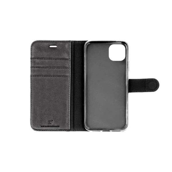 iPhone 11 Pro Max Lompakkokotelo Jalustalla - Musta