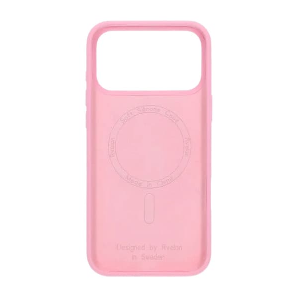 Rvelon Cover Silikone MagSafe til iPhone 17 Pro Max - Pink