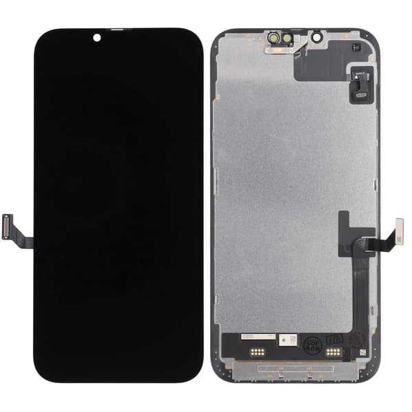 iPhone 14 Plus LCD-skærm Original Sort (Brugt) med flex har bestået diagnosticering