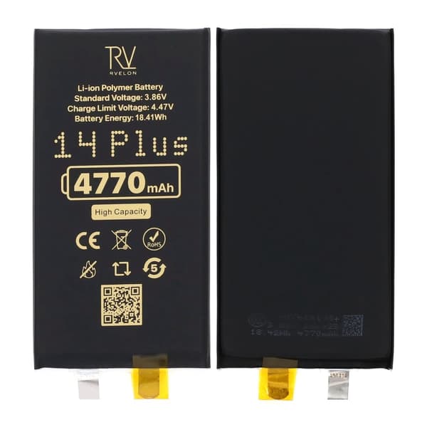 RV Battericelle 515198PL til iPhone 14 Plus, 4770mAh