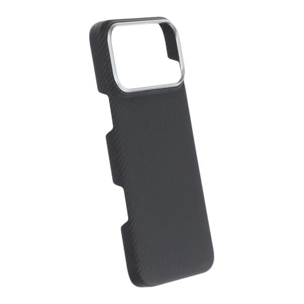 Kevlar Magsafe cover til iPhone 17 Pro Max - Sort med striber