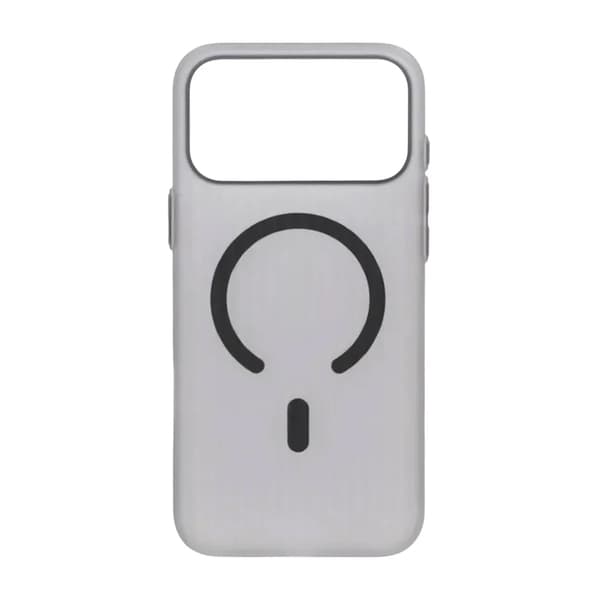 Mobilskal Korrugerad för iPhone 17 Pro - Frostat Grå