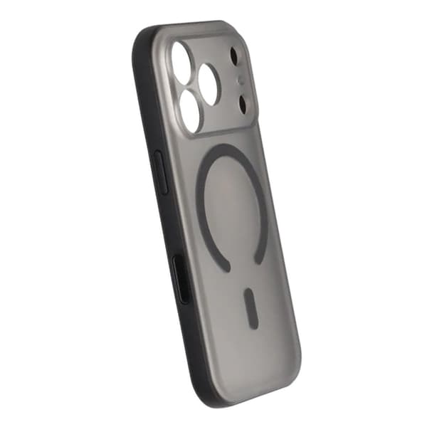 Slankt MagSafe-cover med kamerabeskyttelse til iPhone 17 Pro - Sort