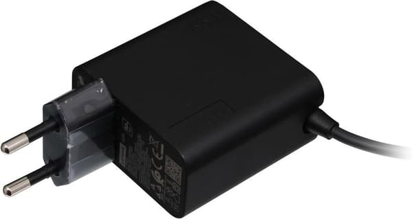 Lenovo AC ADAPTER, USB-C, 65W, 2P, EU - Sort