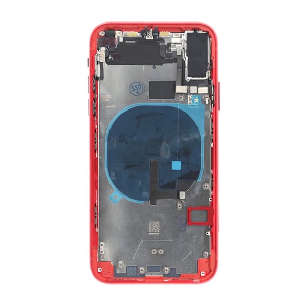 iPhone 11 Bagcover med Fuld Ramme Premium - Rød