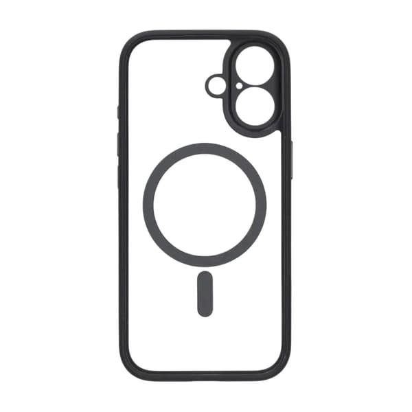 Cover til iPhone 17 med MagSafe og kamerabeskyttelse i sort