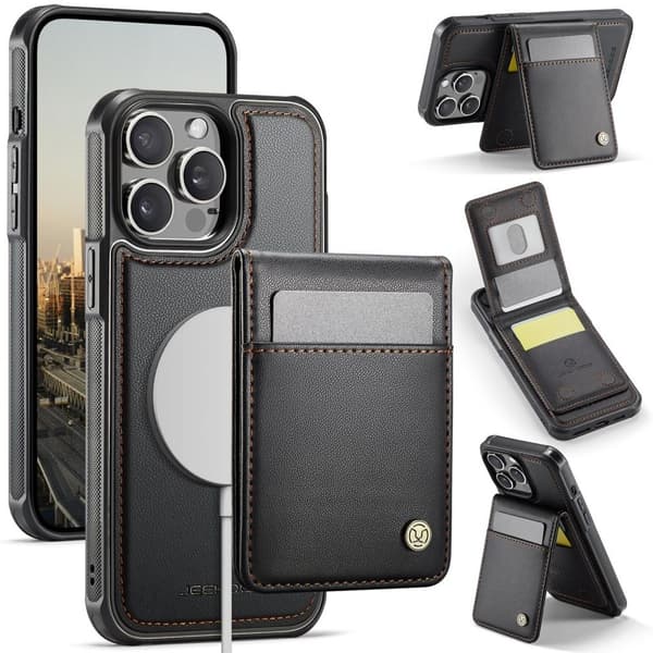 JEEHOOD iPhone 12 Pro Max Cover med MagSafe - Sort