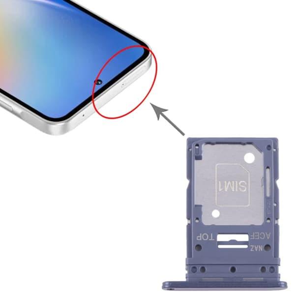 Samsung Galaxy A35 SIM-kortholder - Sort