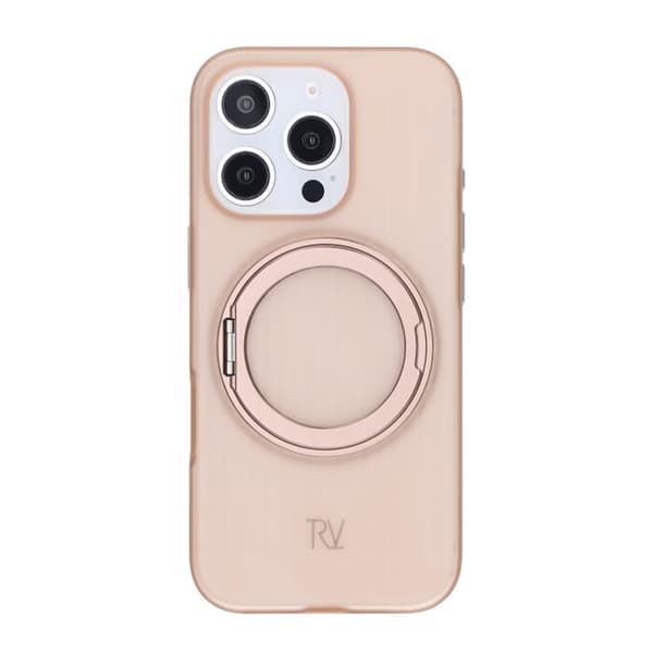 iPhone 16 Pro Max Rvelon Cover Roterende Magnetisk Stand - Bronze