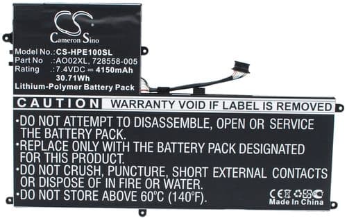 Batteri til HP ElitePad 1000 osv.