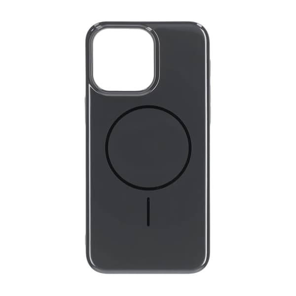 iPhone 15 Pro Max Cover MagSafe, Blank Ensfarvet - Sort