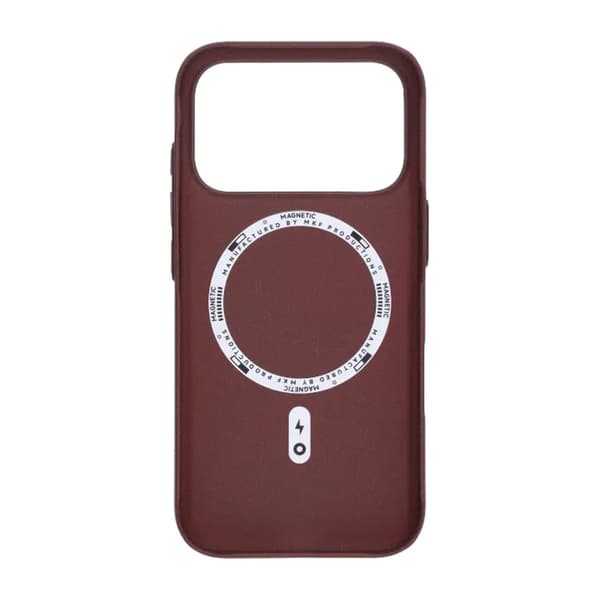 Corrugated Rock Sand Magnetic Case - iPhone 17 Pro Max Red