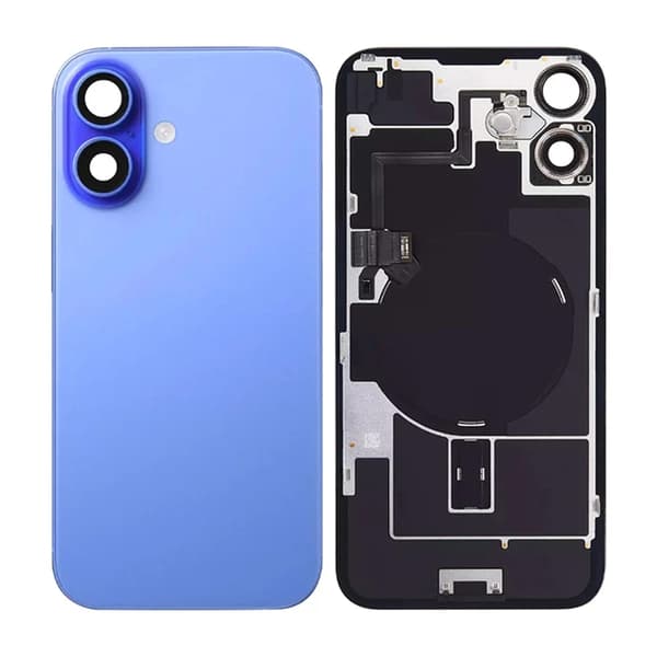 iPhone 16 Plus Bagglas med smådele - Gul
