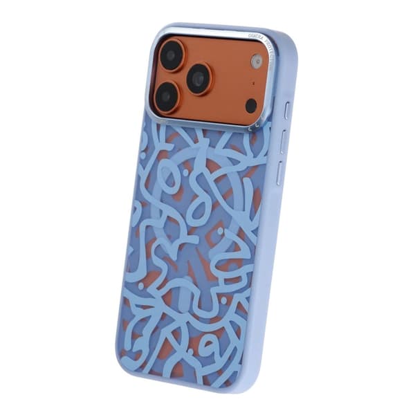 Graffiti Craft MagSafe Cover til iPhone 17 Pro Himmelblå