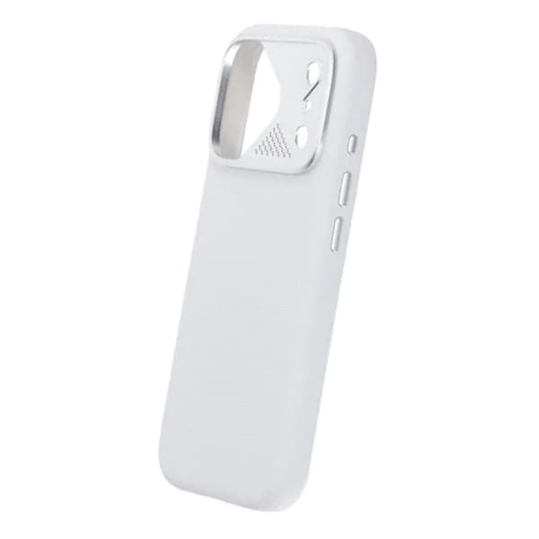 Silikonecover MagSafe med Kamerabeskyttelse til iPhone 17 Pro Max - Hvid