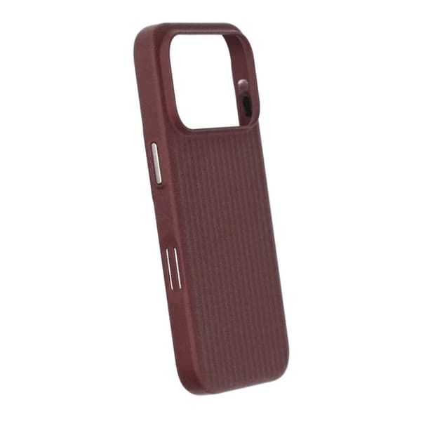 Corrugated Rock Sand Magnetic Case - iPhone 17 Pro Max Red