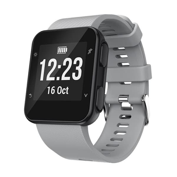 Garmin Forerunner 35 / 30 urheilukellon silikoniranneke - harmaa
