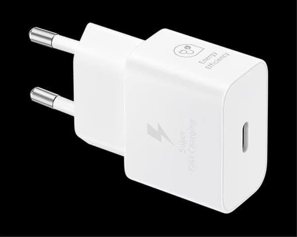 Samsung hurtigoplader, USB-C, 25W - Hvid