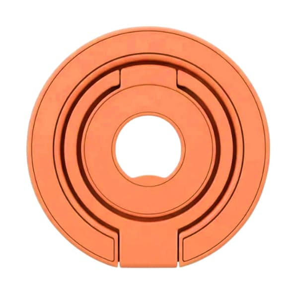 MagSafe Ringholder med Dobbelt Stativ til Mobil - Orange