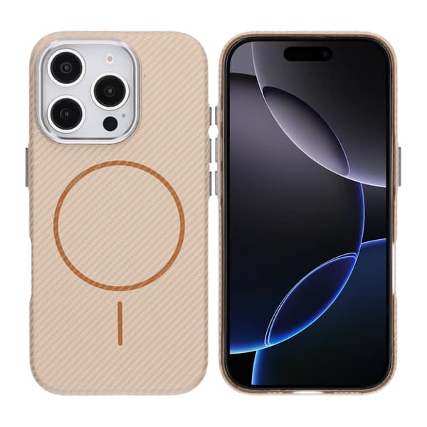 iPhone 16 Pro Carbon Cover - Guld