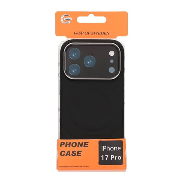Cremet bølge flydende silikone etui til iPhone 17 Pro Sort