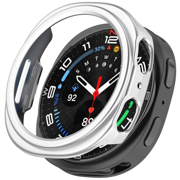 Samsung Galaxy Watch9 40mm Klockramsfodral - Silver