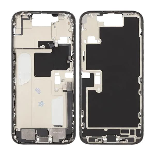 Mellemramme med smådele til iPhone 16 Pro Max - Hvid Titanium OEM