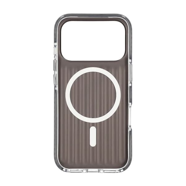 Bølget Magsafe Mobilcover til iPhone 17 Pro - Sort