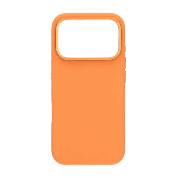 Mobilskal Silikon Magsafe och Statv iPhone 17 Pro Max - Orange
