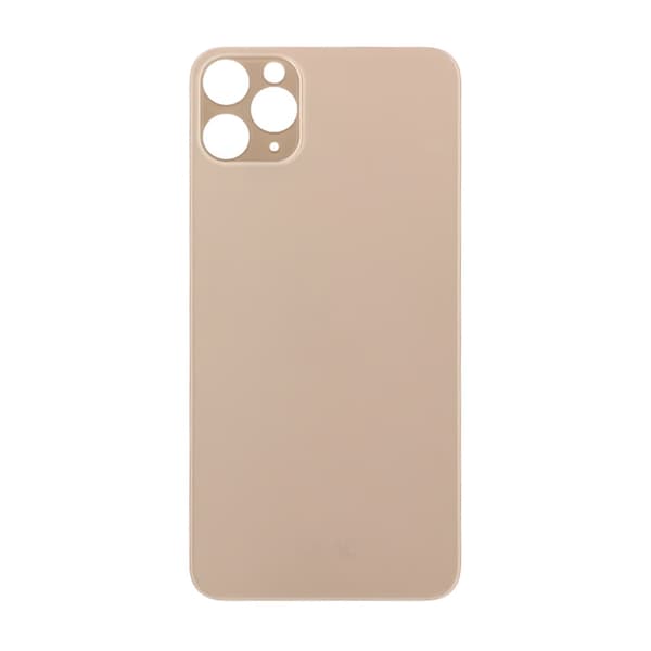 iPhone 11 Pro Max Bagsideglas med selvklæbende tape - Guld