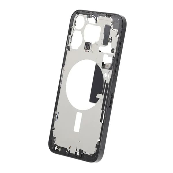 Mellemramme med smådele til iPhone 15 Pro Max - Sort Titanium OEM