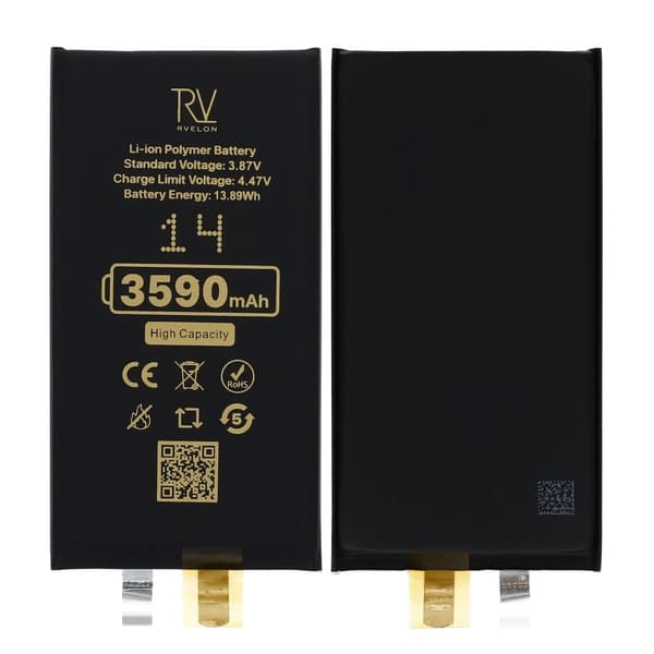 RV-battericelle 514587PL til iPhone 14, 3590mAh