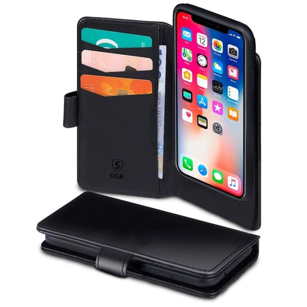 SiGN Wallet Cover 2-i-1 til iPhone 11 Pro Max - Sort