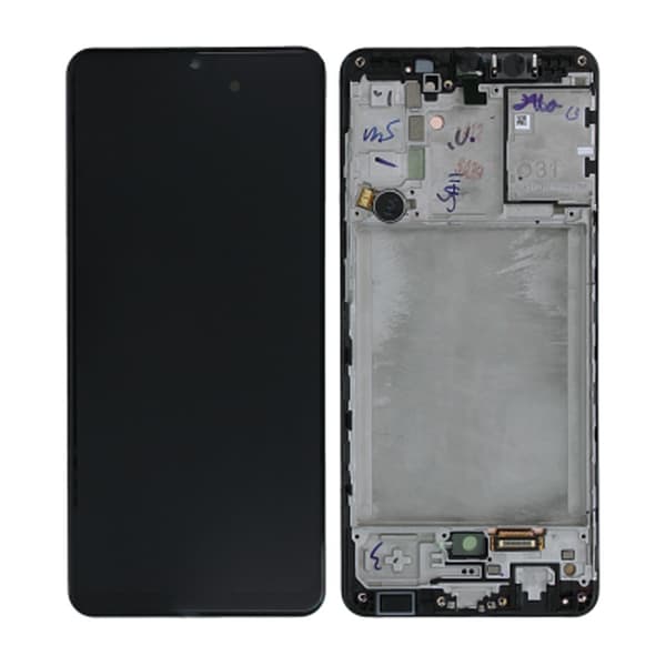 Samsung Galaxy A31 Skærm med LCD Display Original - Sort