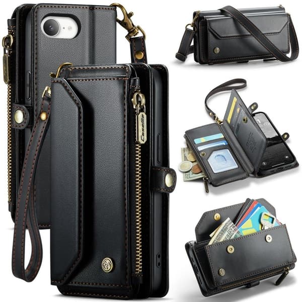 CASEME iPhone 17e/16e Pungcover - Sort