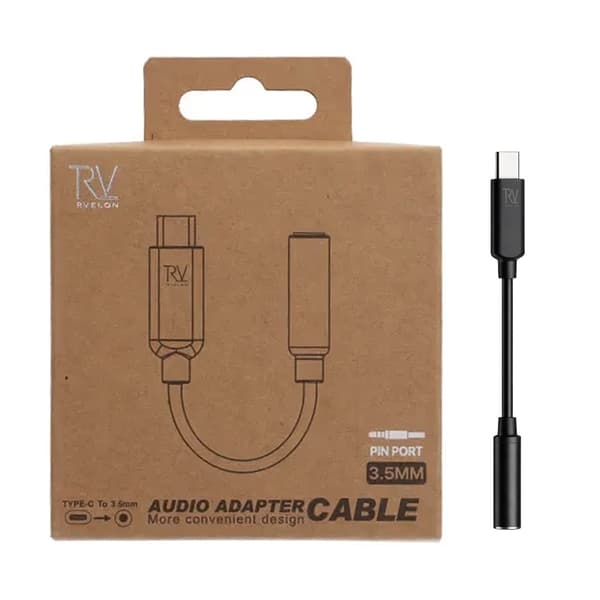 Rvelon USB-C til 3.5mm Hi-Res Audio Adapter