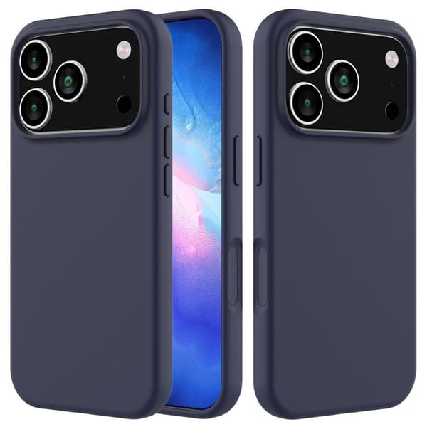 iPhone 18 Pro Max / 17 Pro Max Cover Flydende Silikone - Blå