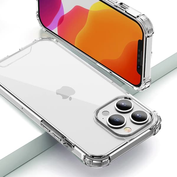 Stöttåligt Mobilskal iPhone 13 Pro Max - Transparent