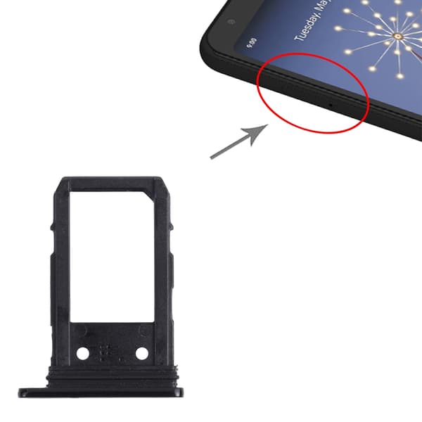 Google Pixel 3A XL Simkortshållare - Svart