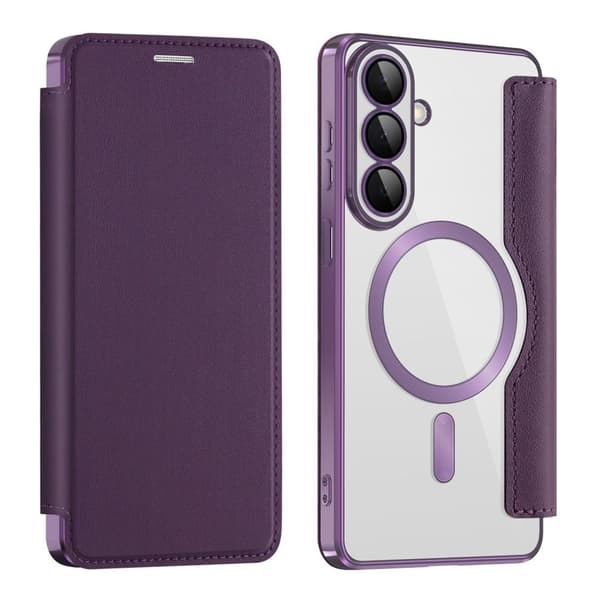 Samsung Galaxy S26 Plus Plånboksfodral RFID-skydd - Mörklila