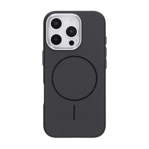 iPhone 16 Pro Mobilskal Carbonmönstrad - Svart