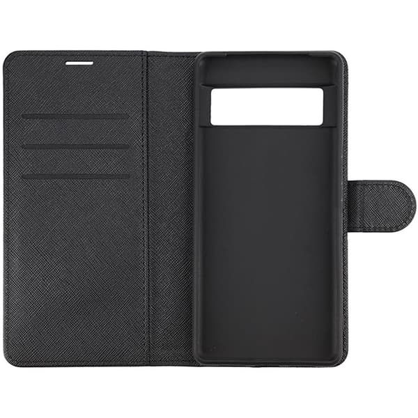 Google Pixel 7 Plånboksfodral med Stativ - Black