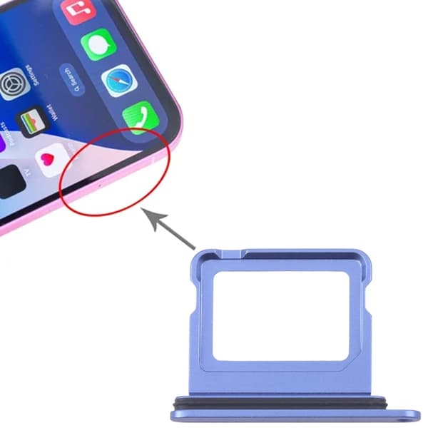 iPhone 16 ja 16 Plus SIM-korttipidike - Sininen