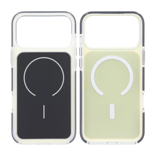 Aurora original colo Magnetisk etui til iPhone 17 Pro Sort